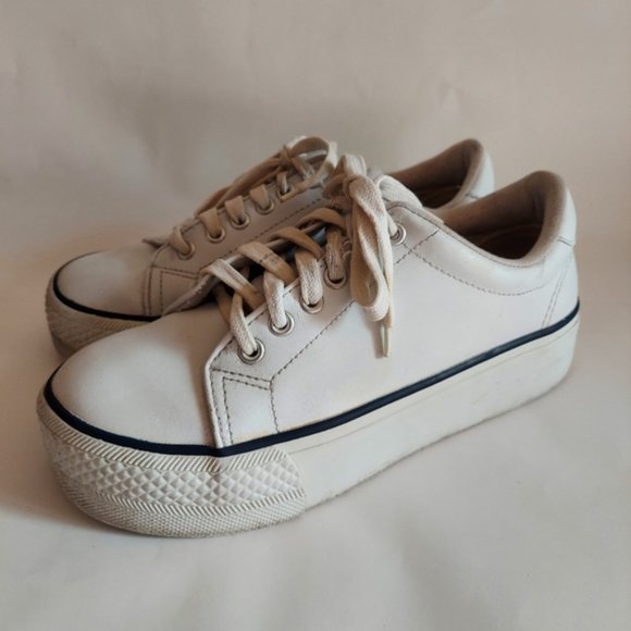 Vintage Platform white sneaker made by CHEETAH 7.5 - Picture 3 of 9